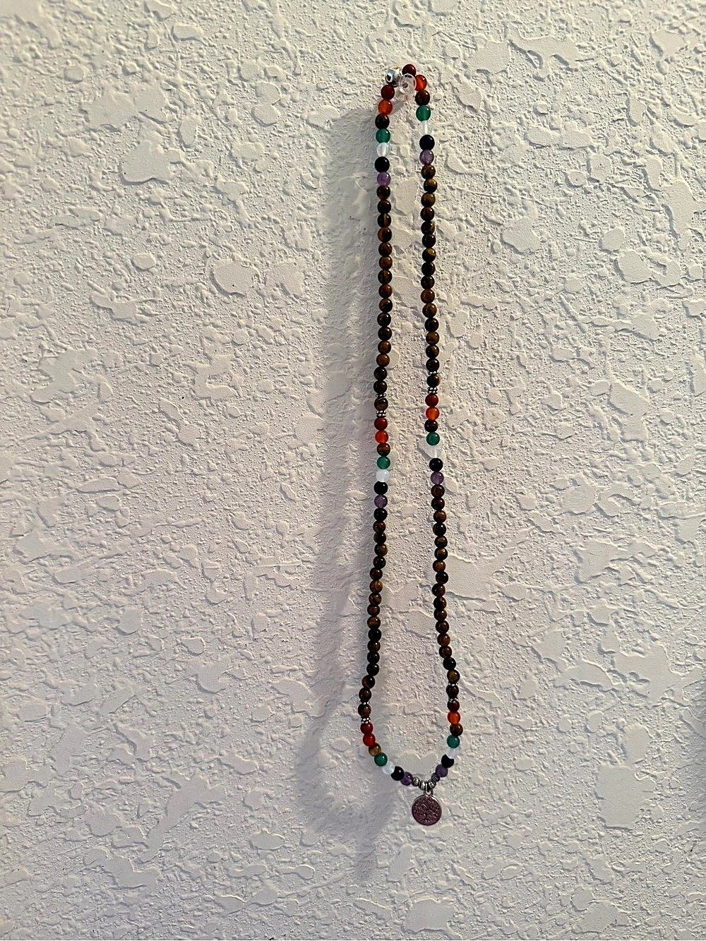 Multicolor Beaded Pendant Necklace